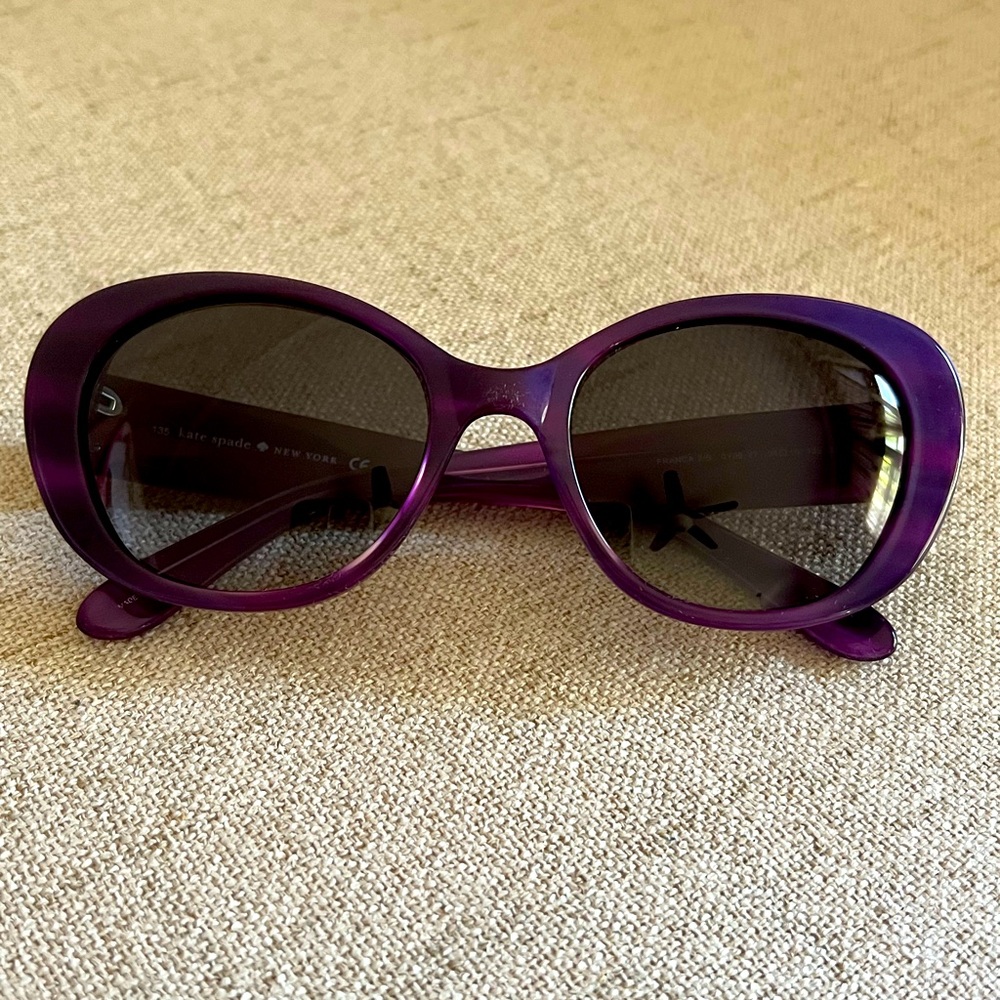 Purple Kate Spade Sunglasses